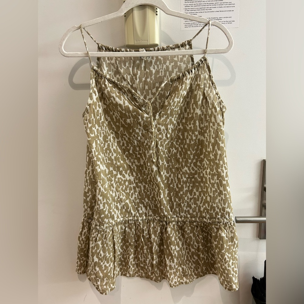 J Crew printed cotton coverup- Small